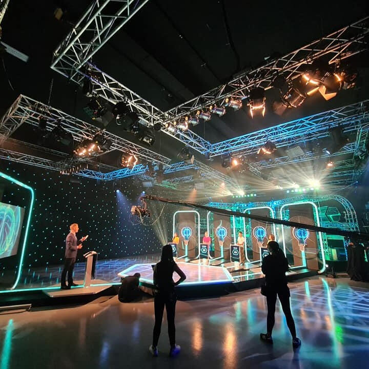 Brain Busters Studio - Lighting Programmer/System Design and Implementation, Ongoing operation, rigging and maintenance.